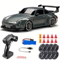 Voiture RC Drift 1:24 - Modèle Sport Haute Vitesse (20 km/h, 4x4, LED & Pneus de Rechange)