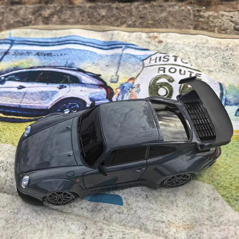Voiture RC Drift 1:24 - Modèle Sport Haute Vitesse (20 km/h, 4x4, LED & Pneus de Rechange)